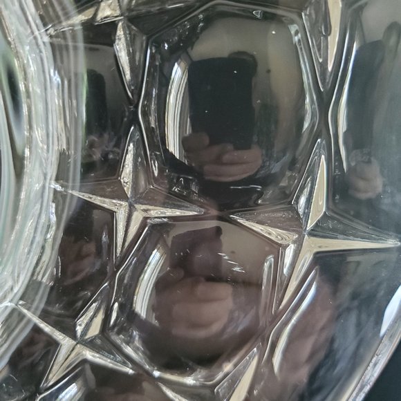 Vintage Silver City Glass Co "Flanders" Silver Overlay Raised Round Platter - Picture 6 of 9